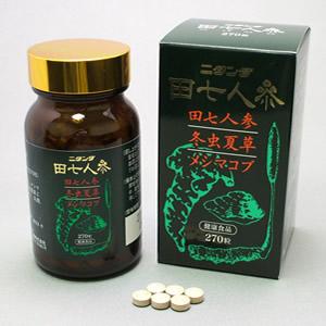 田七人参ニタンダ 270錠 健康補助食品 冬虫夏草 メシマコブ サポニン